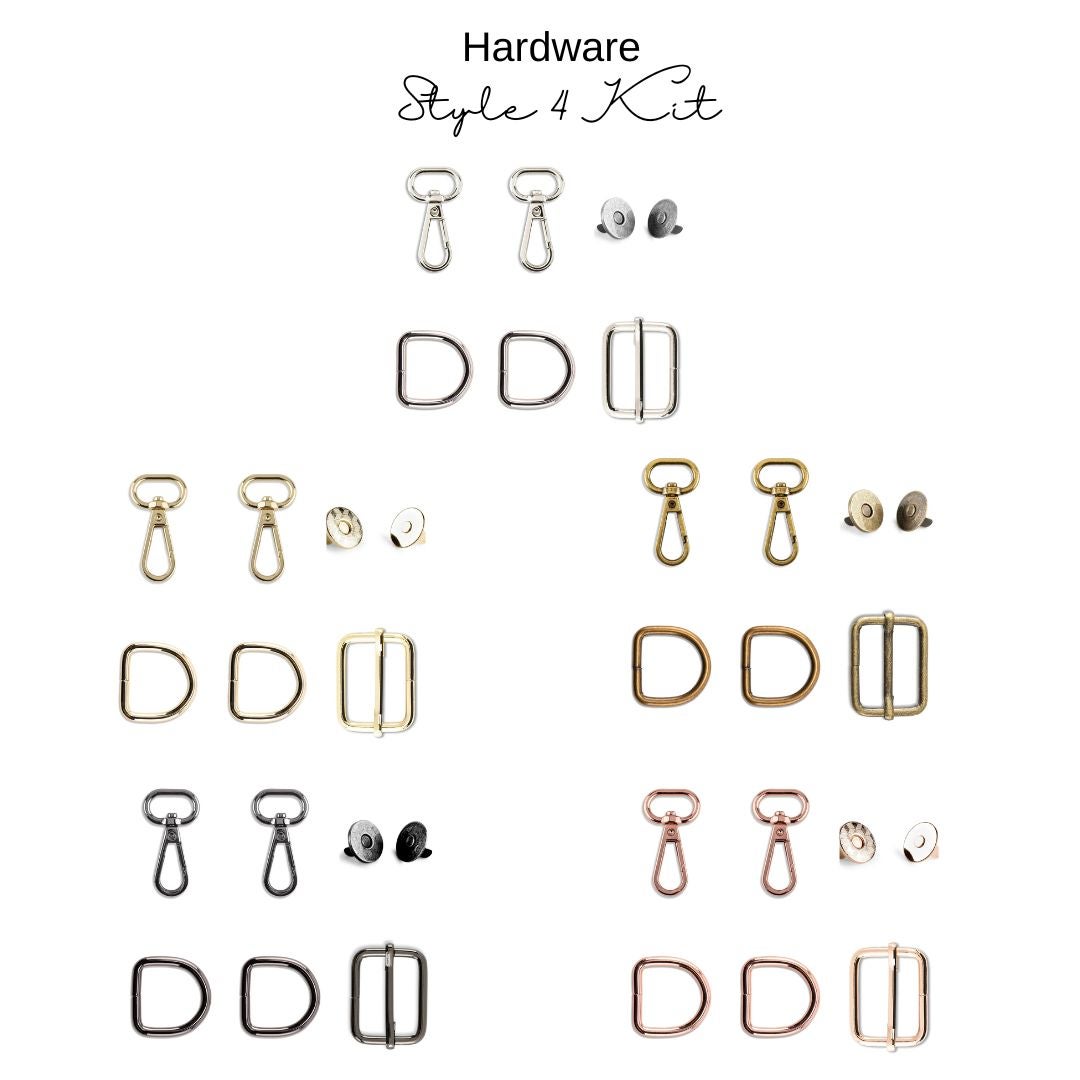 Hardware: 3/4" Style 4 Basic Hardware Kit | Multiple Finishes