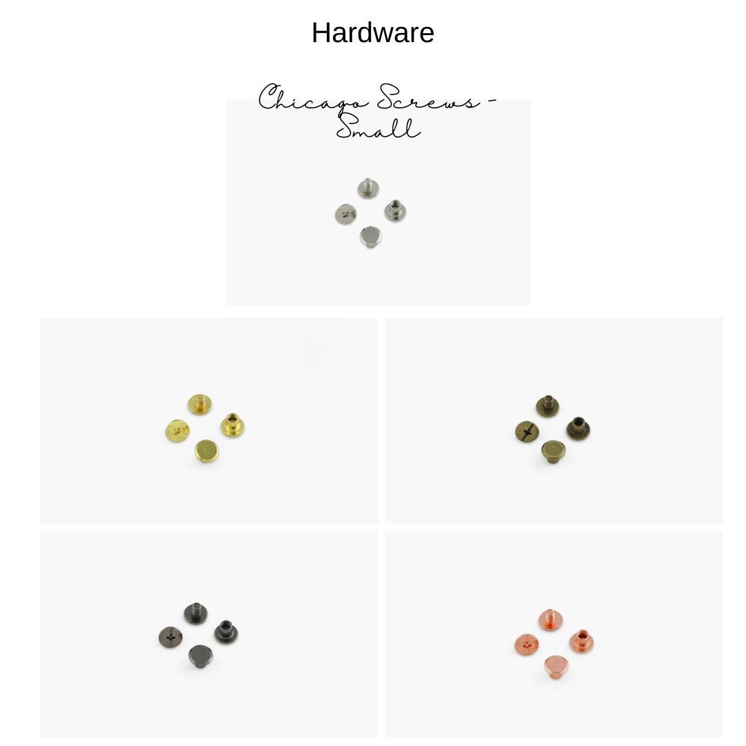 Hardware: Chicago Screws - Small | Multiple Finishes