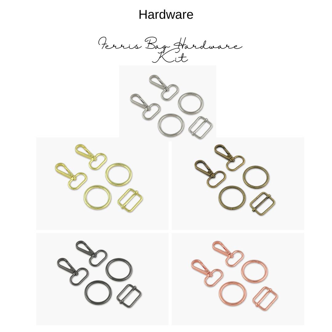 Hardware: Ferris Bag Hardware Kit | Multiple Finishes