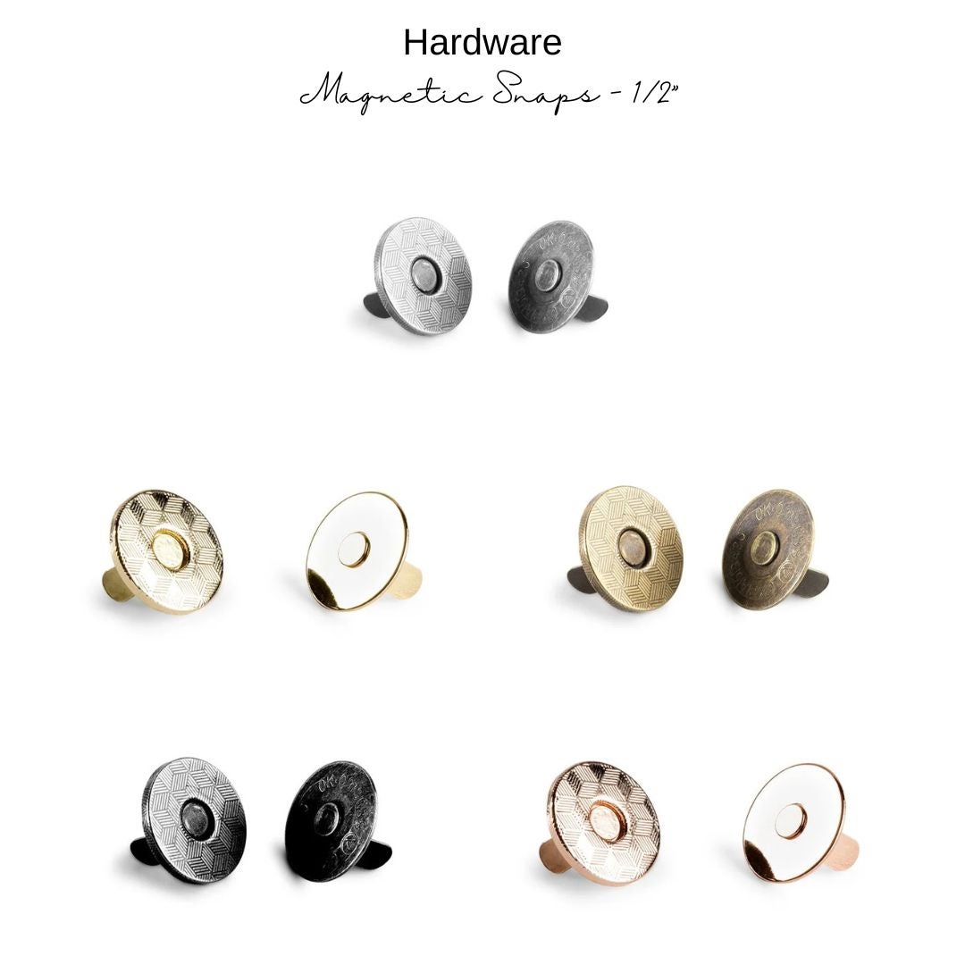 Hardware: Magnetic Snaps - 1/2" | Multiple Finishes