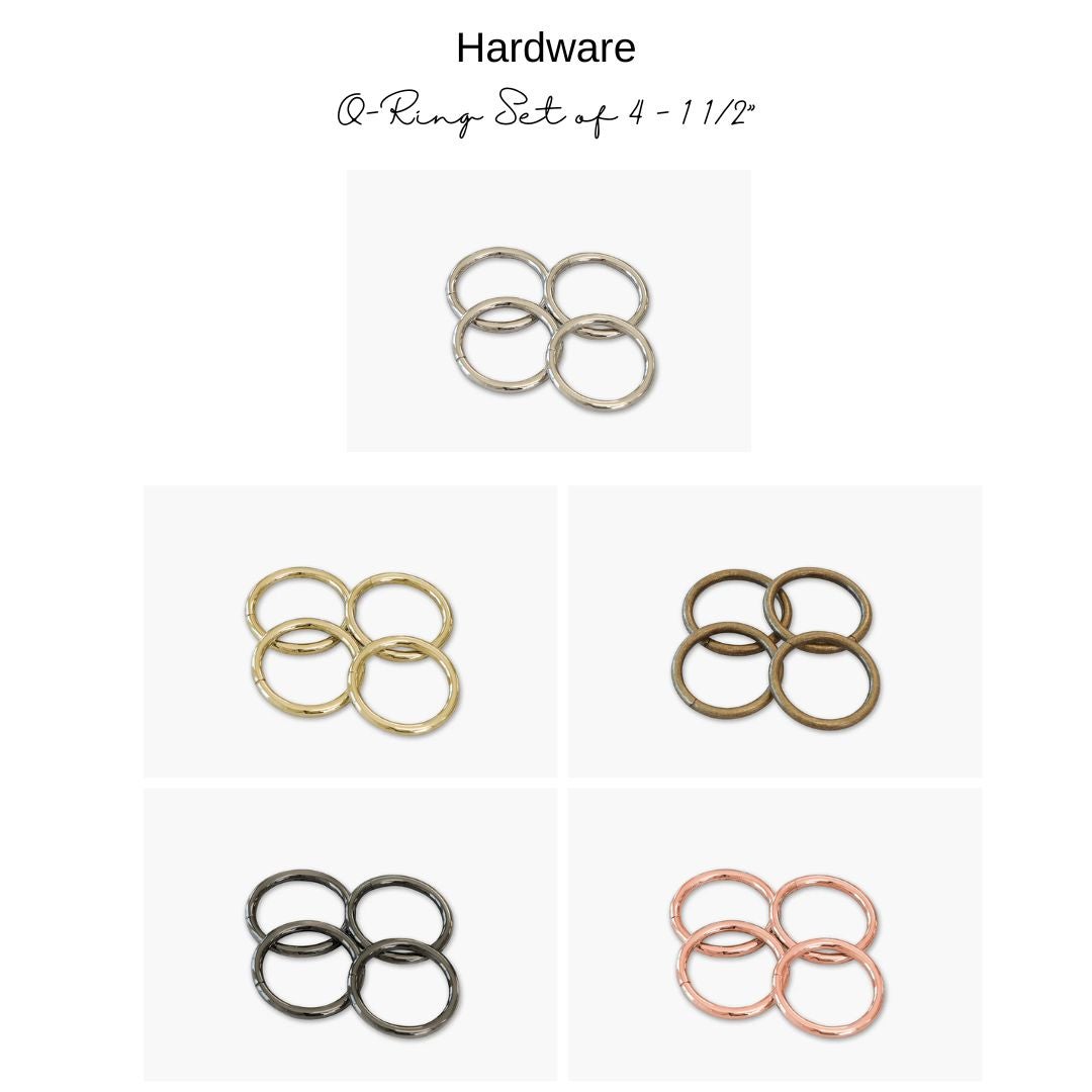 Hardware: O-Ring - 1 1/2" - Set of 4 | Multiple Finishes