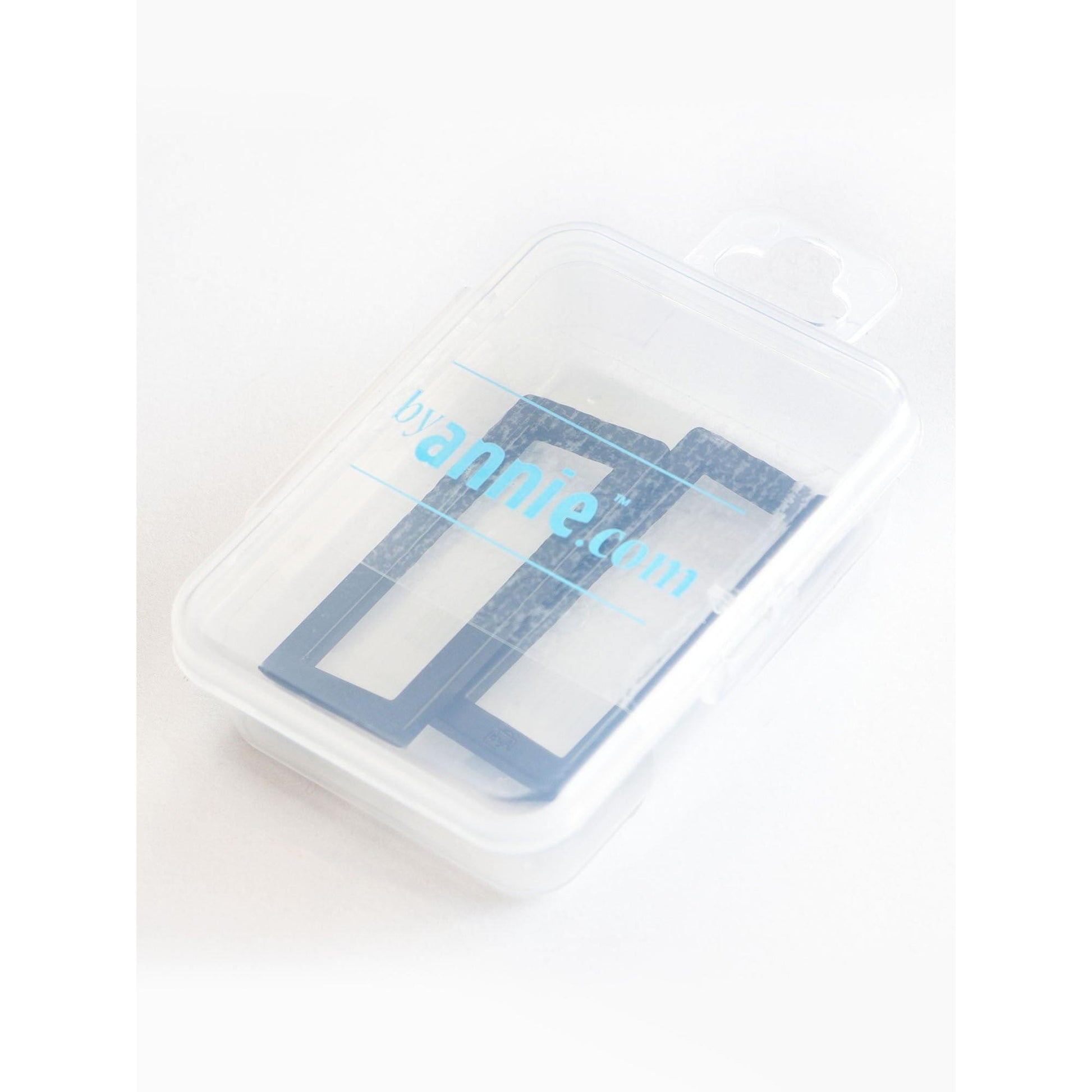 Hardware: Rectangle Ring 1 1/2" Slider (2) - Black Metal Finish