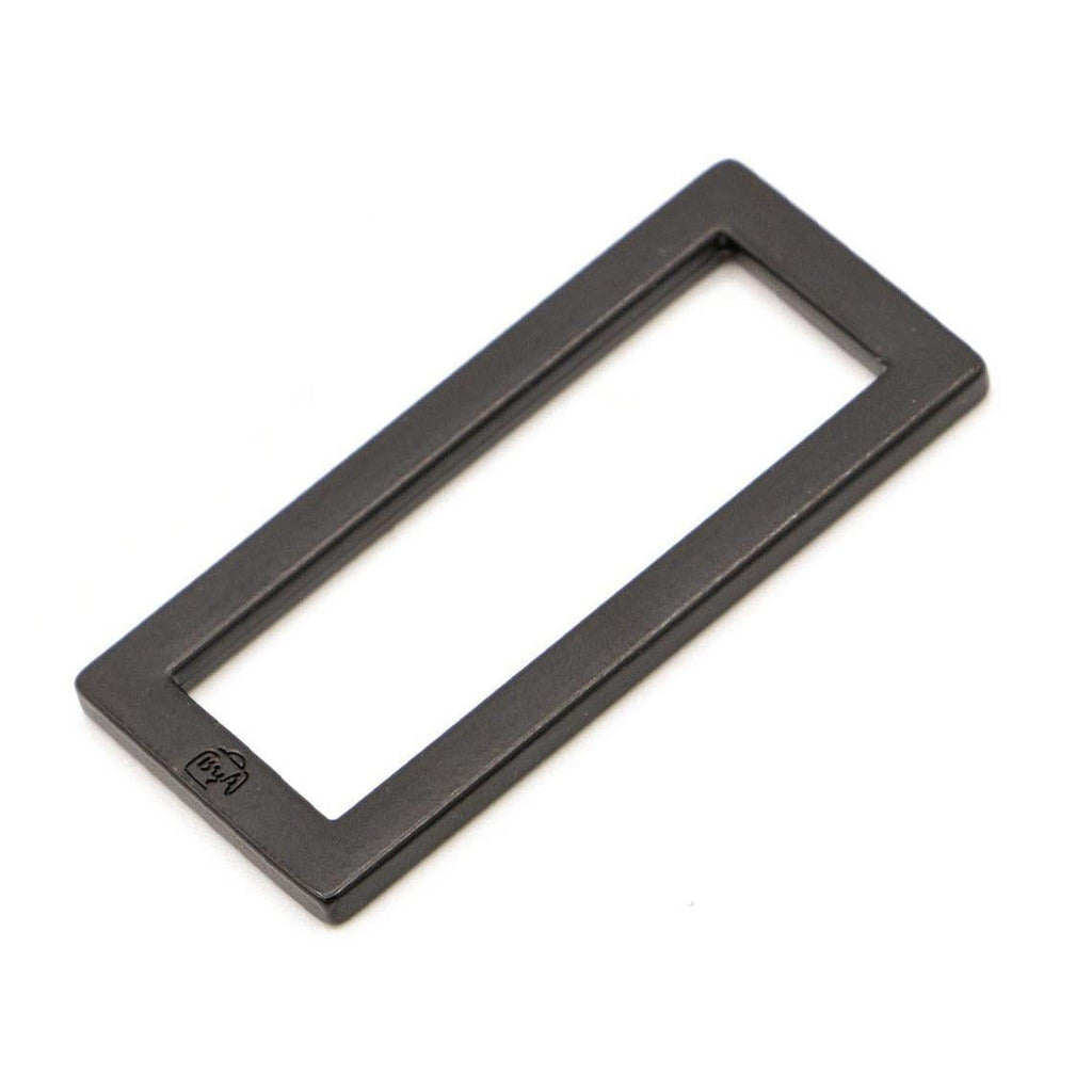 ByAnnie 1-1/2in Black Metal Rectangle Rings | Bag Hardware