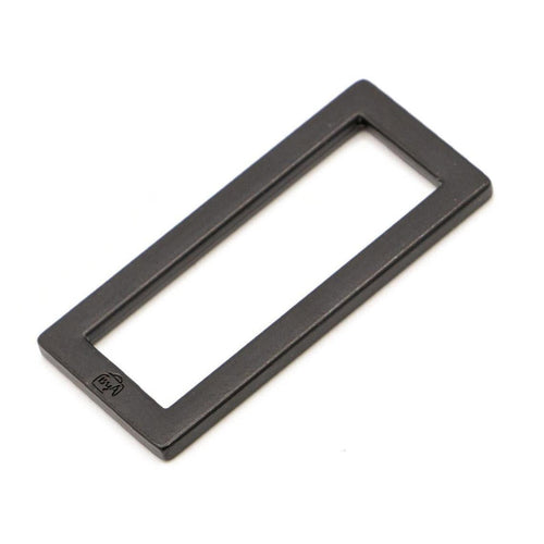 ByAnnie 1-1/2in Black Metal Rectangle Rings | Bag Hardware