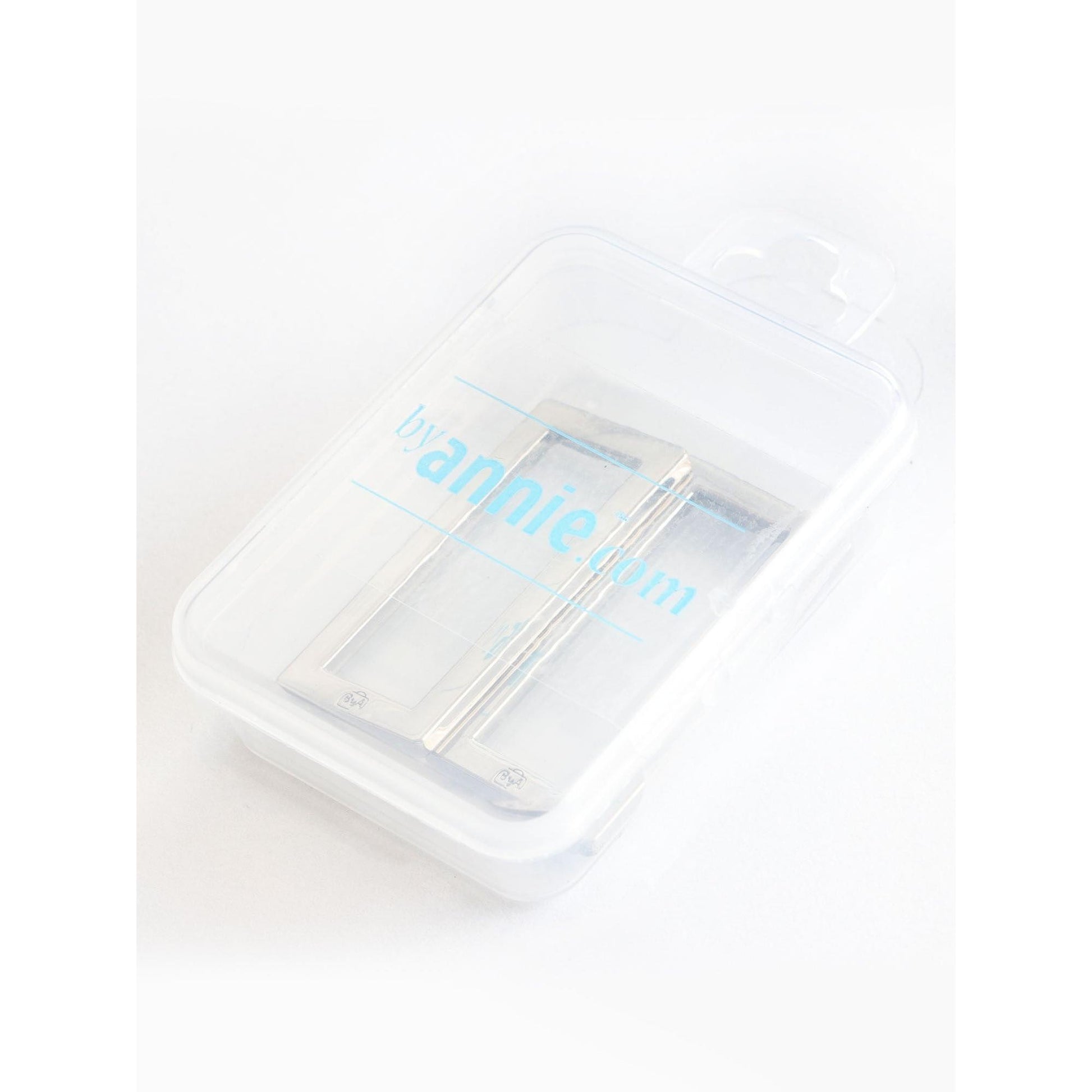 Hardware: Rectangle Ring 1 1/2" Slider (2) - Nickel Finish