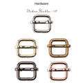 Hardware: Slider Buckle 1/2” | Multiple Finishes