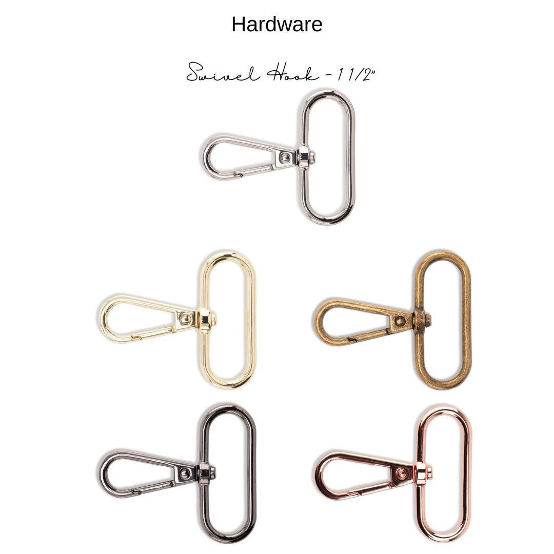 Hardware: Swivel Hook 1 1/2” | Multiple Finishes