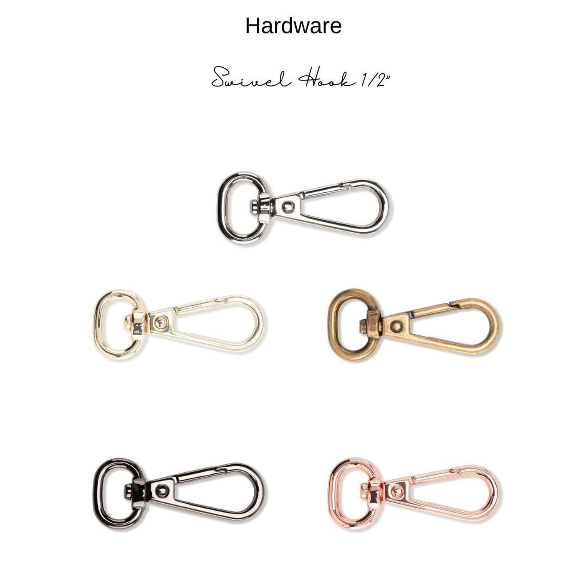 Hardware: Swivel Hook 1/2" - Multiple Finishes