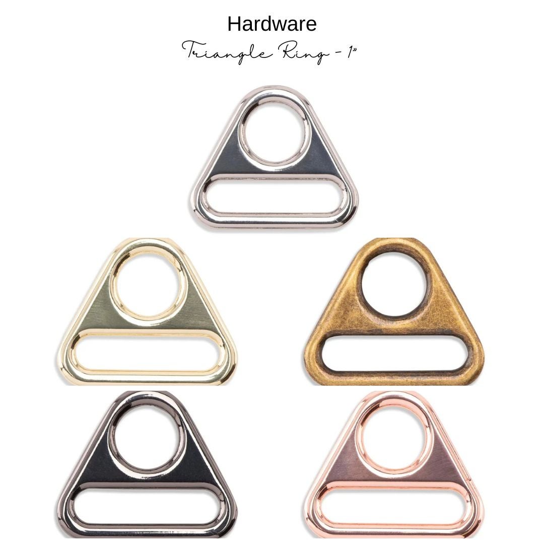 Hardware: Triangle Ring 1” | Multiple Finishes