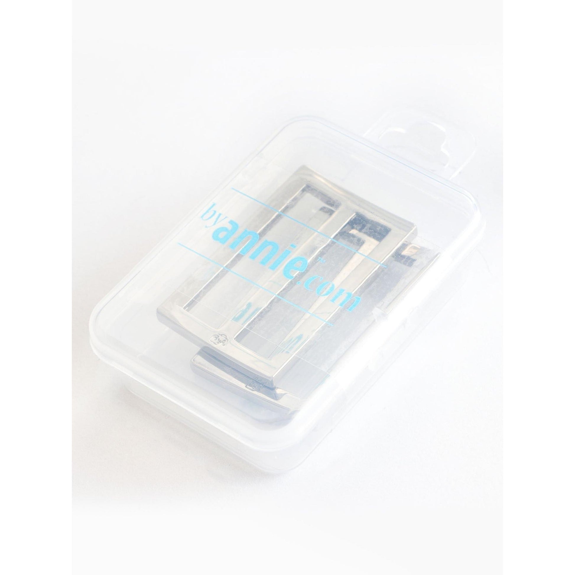 Hardware: Widemouth Rectangular Slider 1 1/2" Slider (2) - Nickel Finish