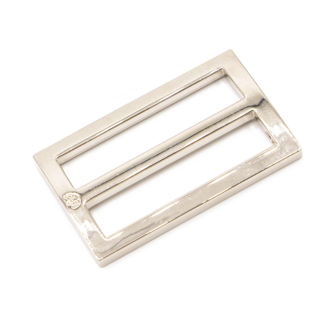 Hardware: Widemouth Rectangular Slider 1 1/2" Slider (2) - Nickel Finish