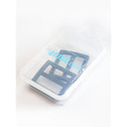 Hardware: Widemouth Rectangular Slider 1" Slider (2) - Black Metal