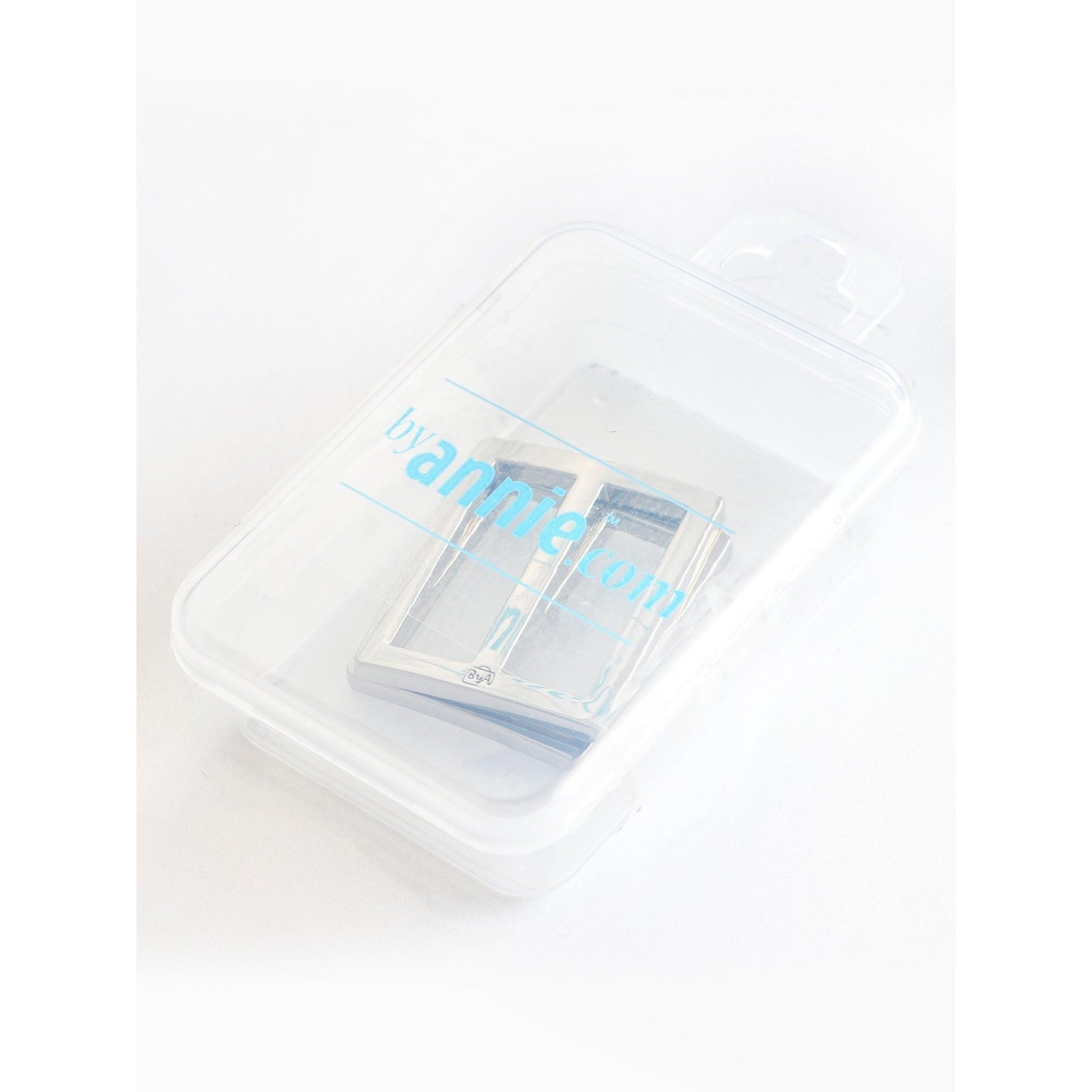 Hardware: Widemouth Rectangular Slider 1" Slider (2) - Nickel Finish