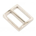 Hardware: Widemouth Rectangular Slider 1" Slider (2) - Nickel Finish