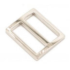 Hardware: Widemouth Rectangular Slider 1" Slider (2) - Nickel Finish