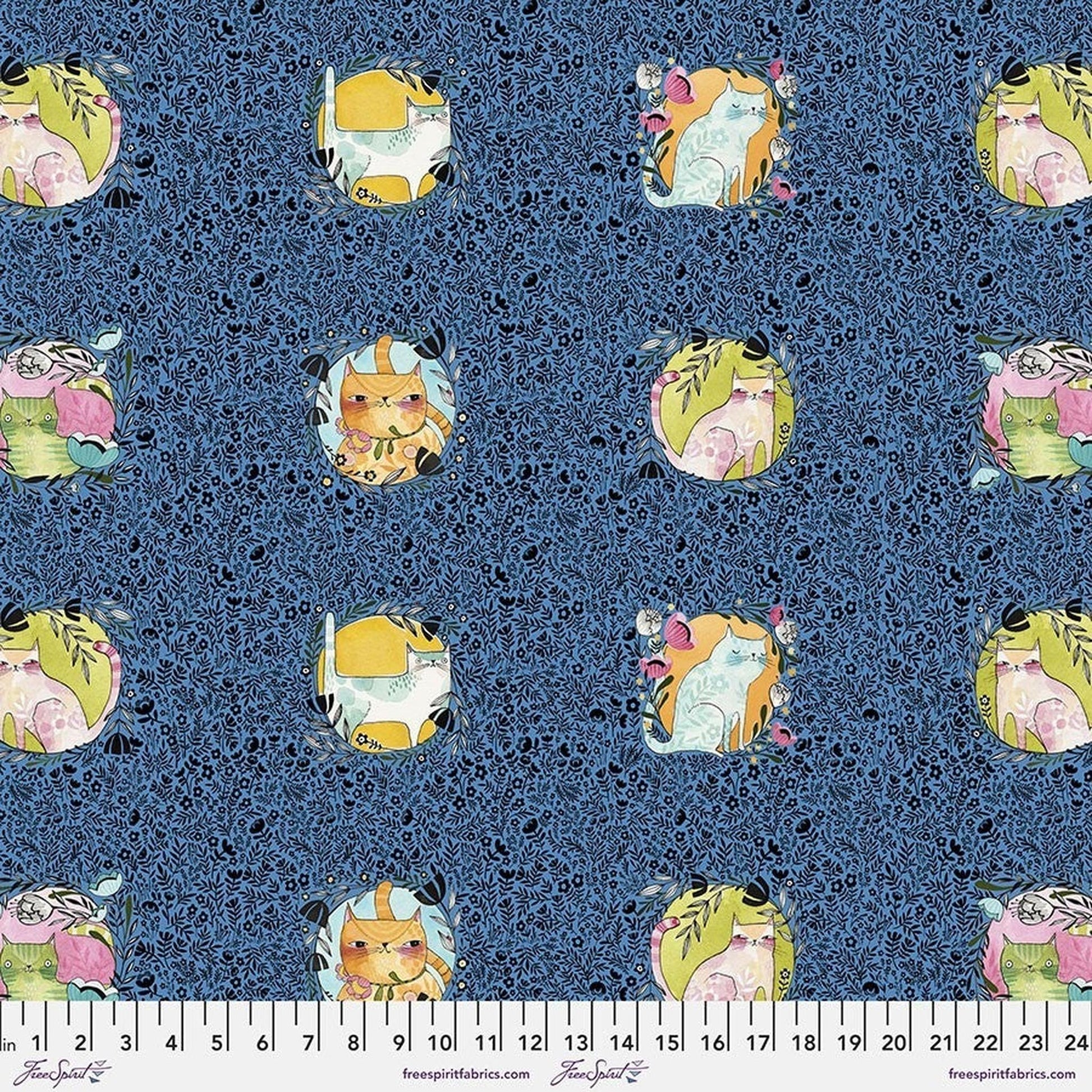 Here Kitty Kitty by Cori Dantini Meow Meow - Blue