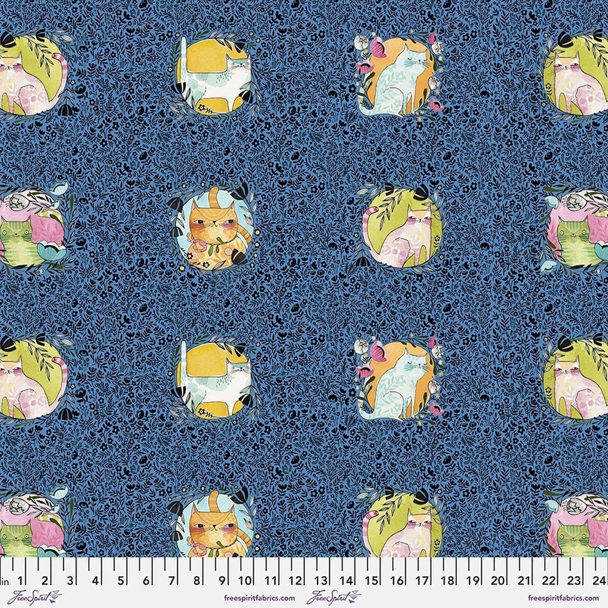 Here Kitty Kitty by Cori Dantini Meow Meow - Blue