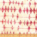 Here-There by Marcia Derse - Argyle - Ruby