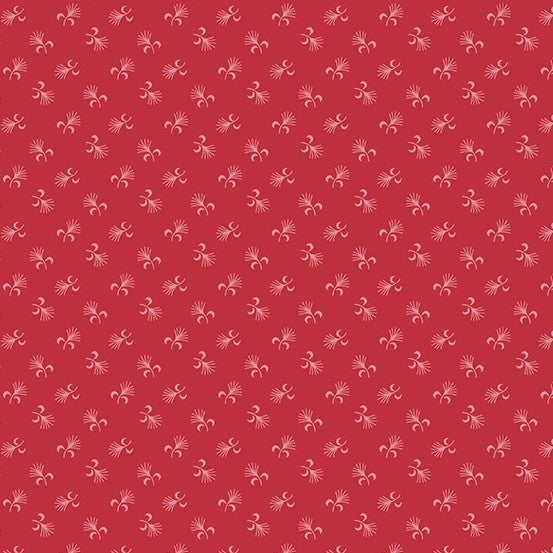 Andover Jewelbox Dandelion Fluff - Crimson