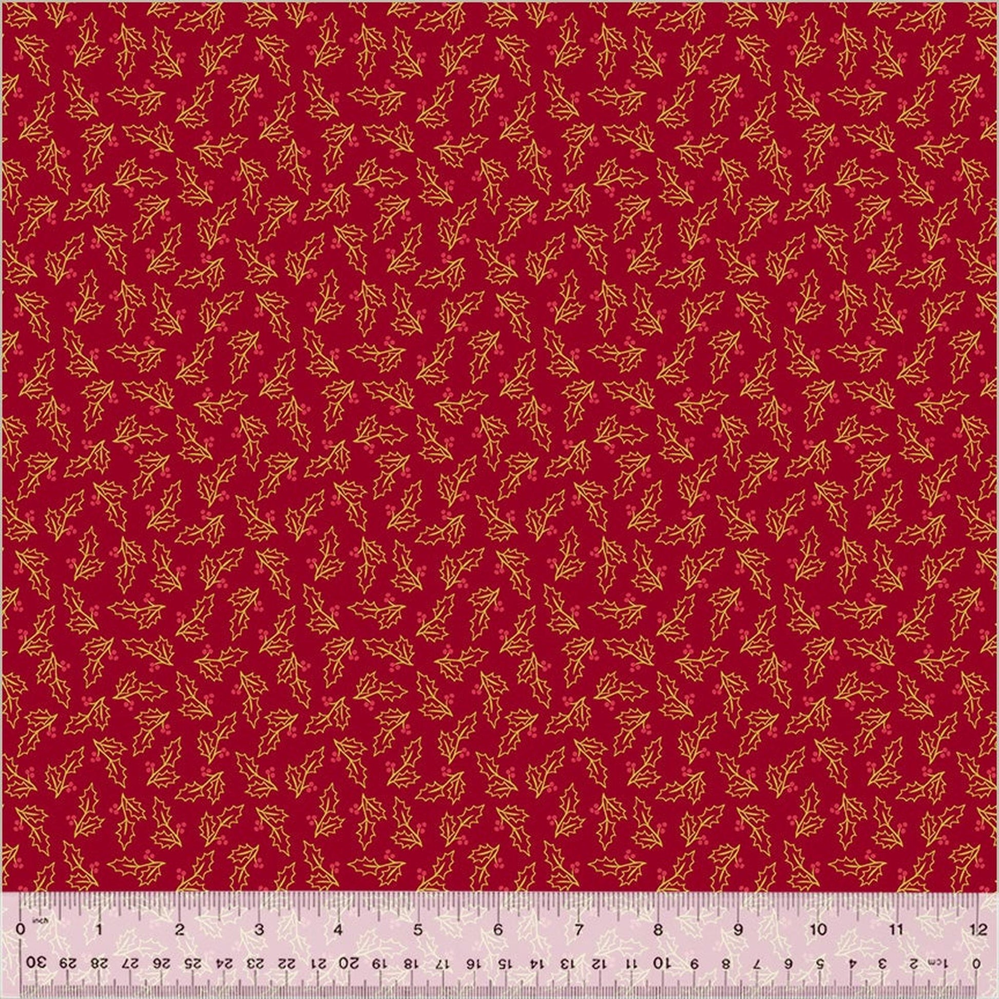Holiday Twinkle by Whistler Studios Holly: Dark Red/Gold