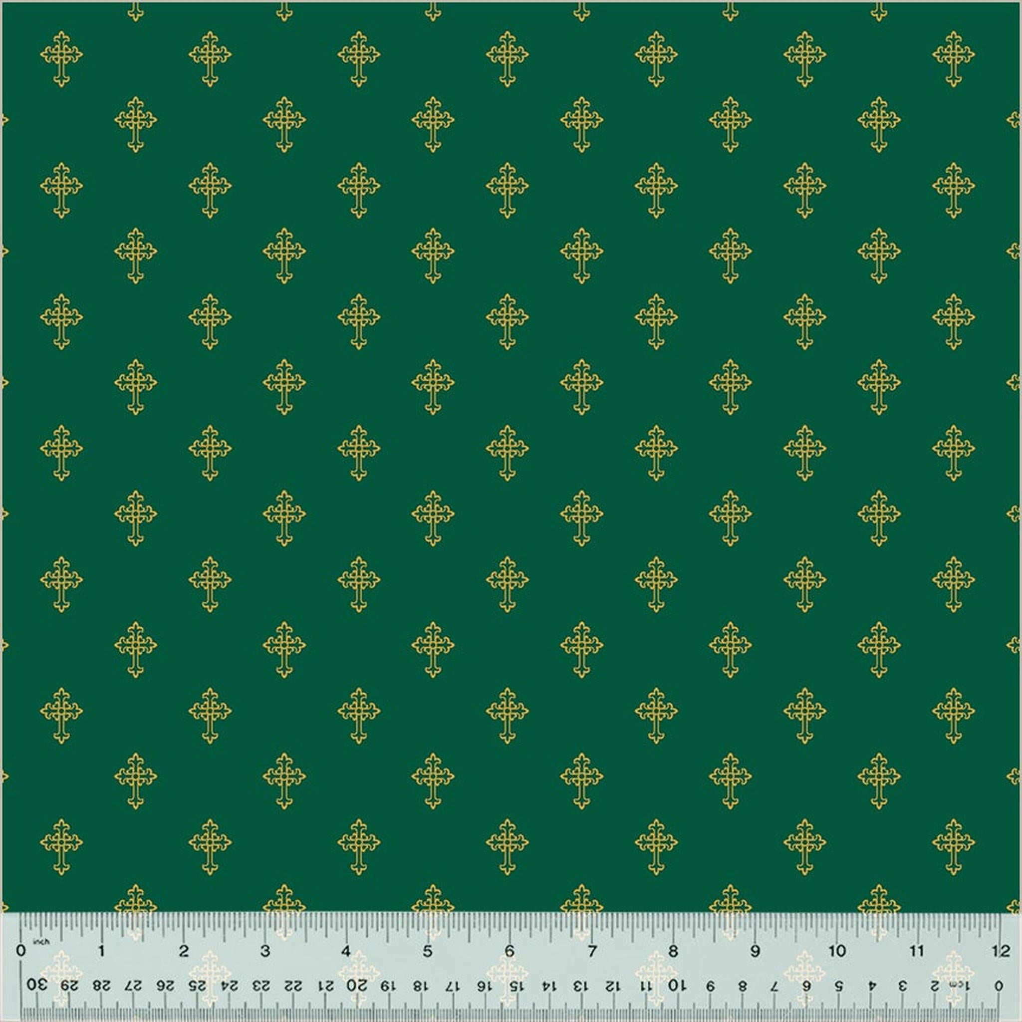 Holiday Twinkle by Whistler Studios MICK: Green/Gold