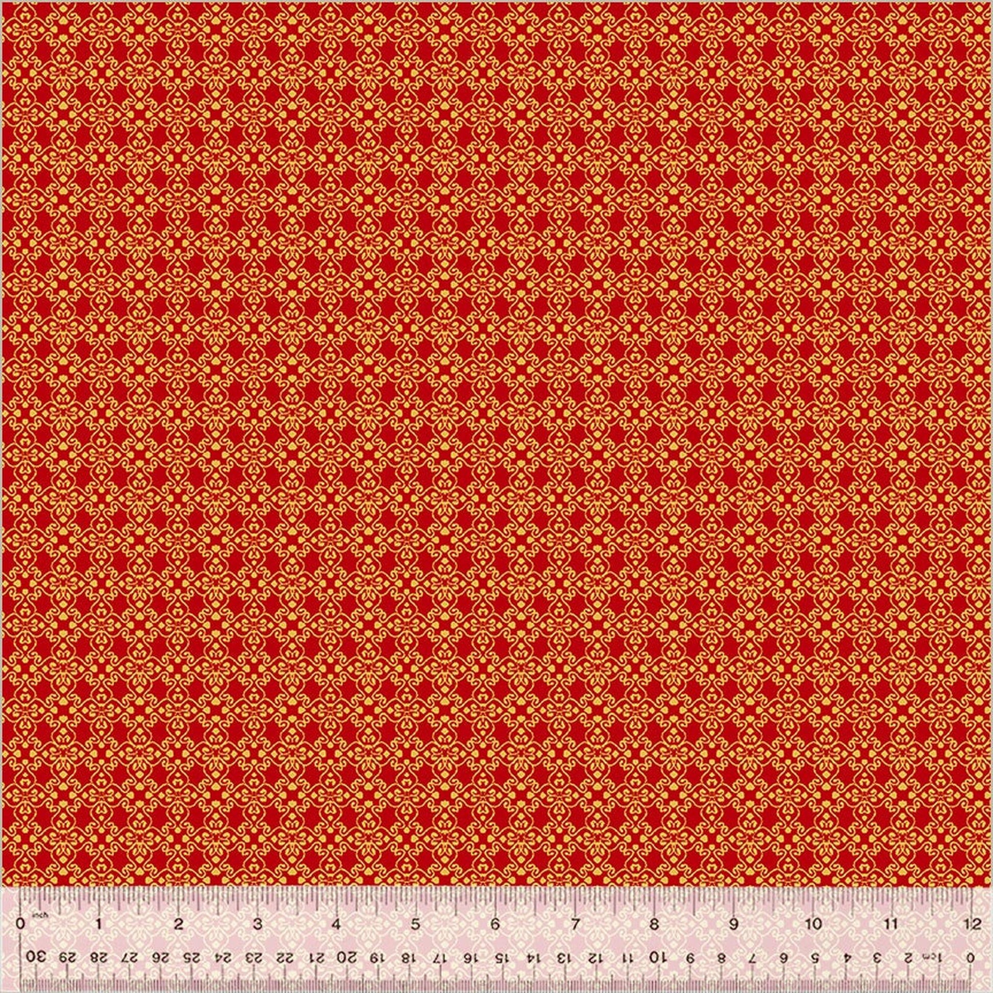 Holiday Twinkle by Whistler Studios Medallion: Red/Gold