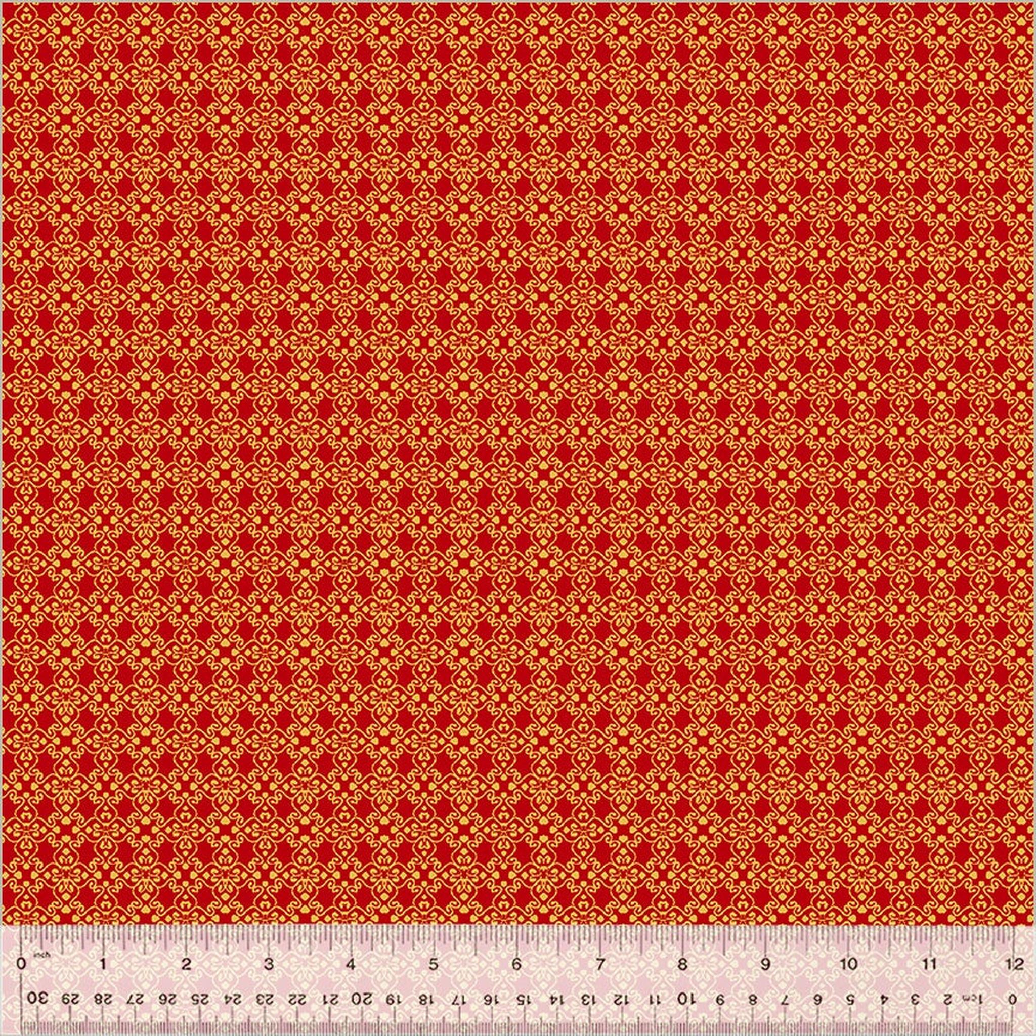 Holiday Twinkle by Whistler Studios Medallion: Red/Gold