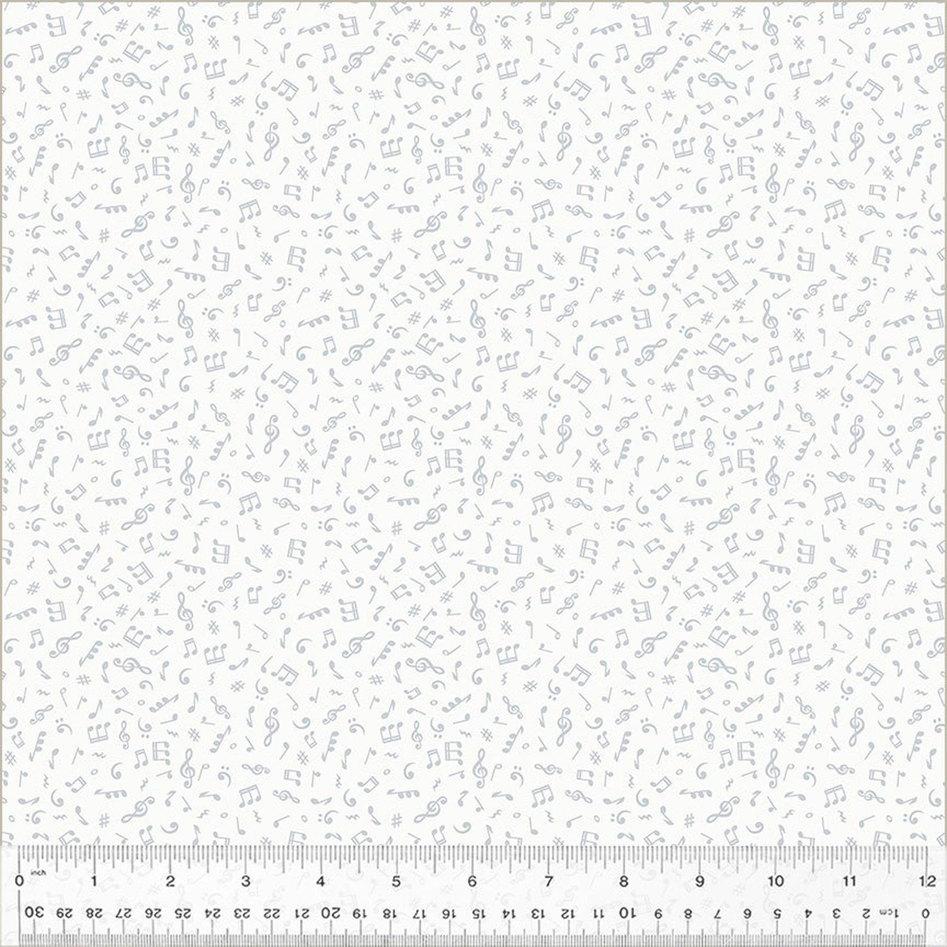 Holiday Twinkle by Whistler Studios Music Notes: White/Silver