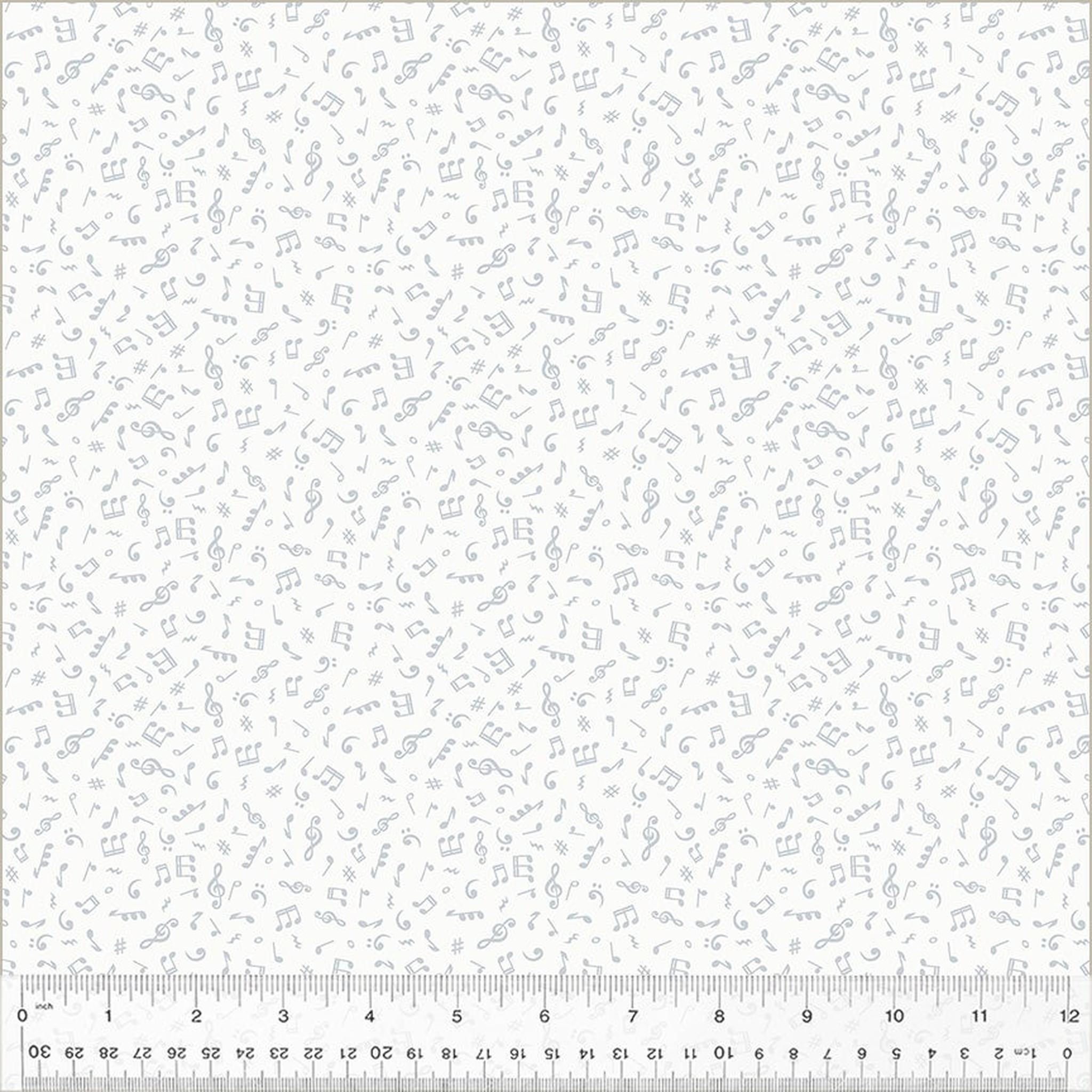 Holiday Twinkle by Whistler Studios Music Notes: White/Silver