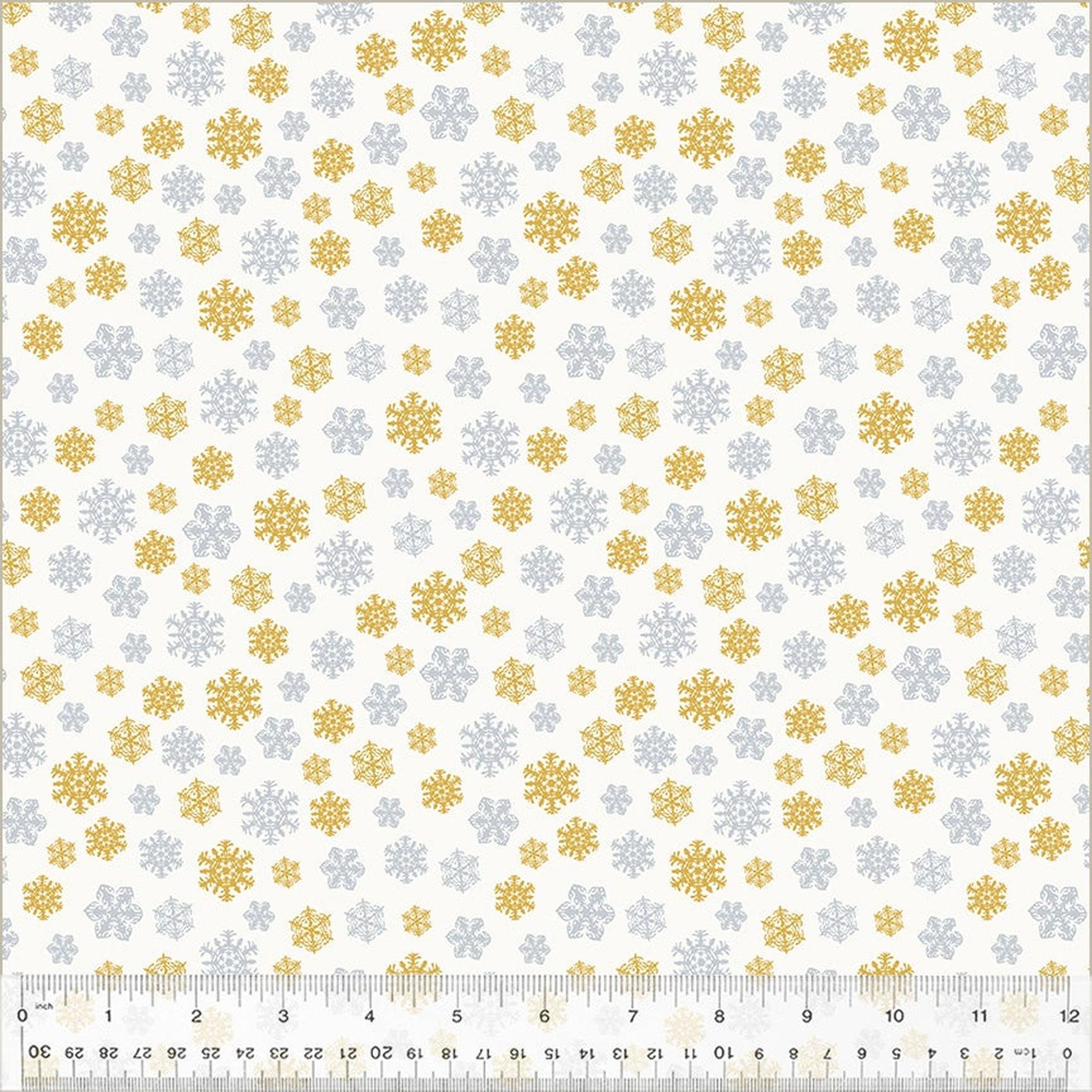 Holiday Twinkle by Whistler Studios Snowflakes: White/Gold