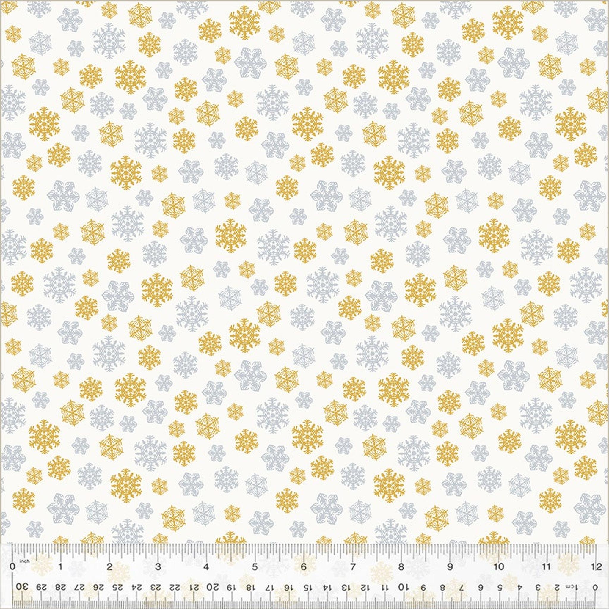 Holiday Twinkle by Whistler Studios Snowflakes: White/Gold