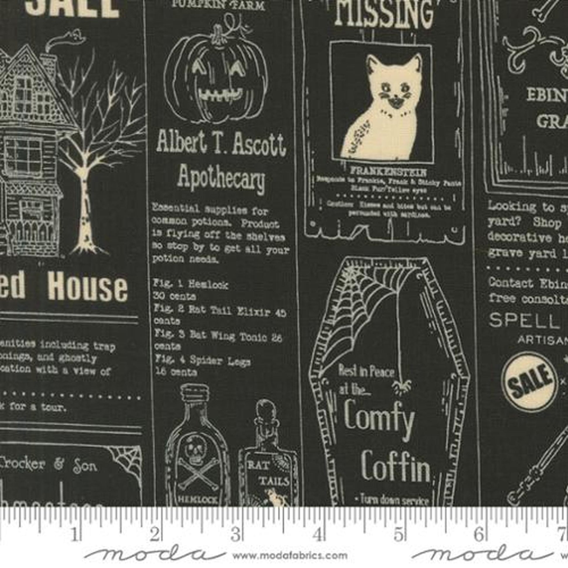 Home Sweet Haunt by Stacy Iest Hsu - Vintage Newspaper: Midnight