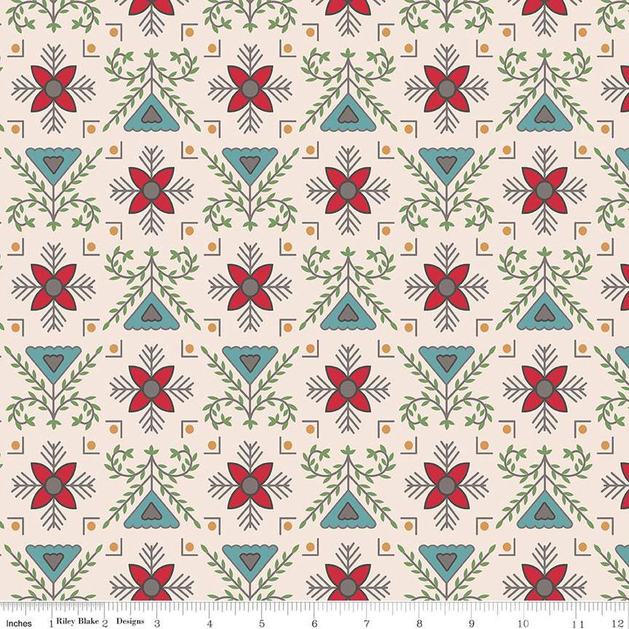 Home Town Holiday Wideback by Lori Holt - Schoolhouse