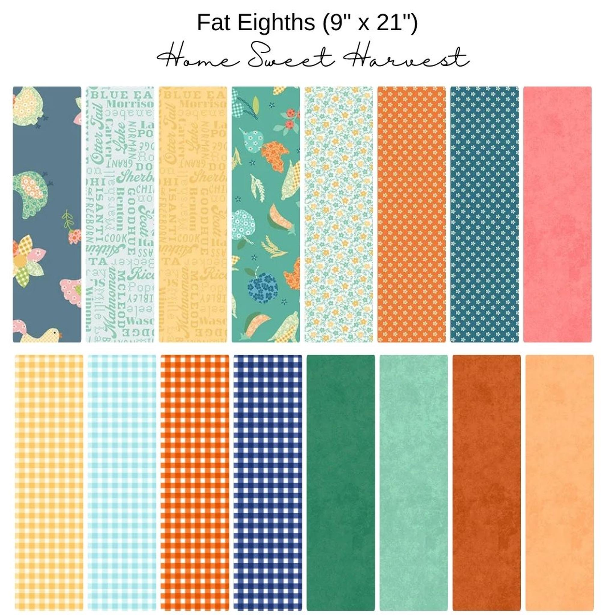 Fat Eighth Bundle (16) - Home Sweet Harvest