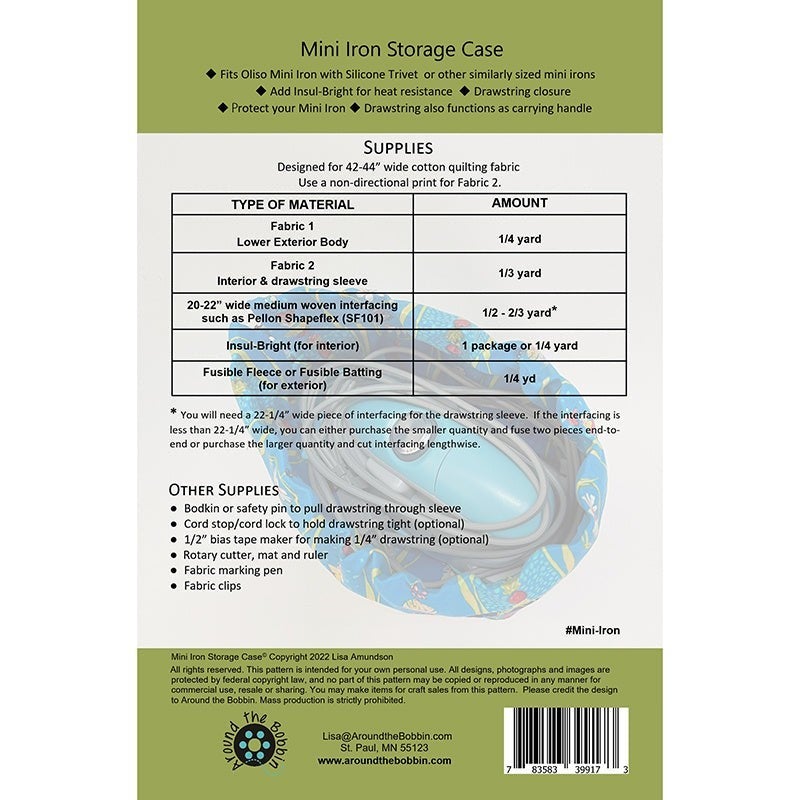 Pattern: Mini Iron Storage Case