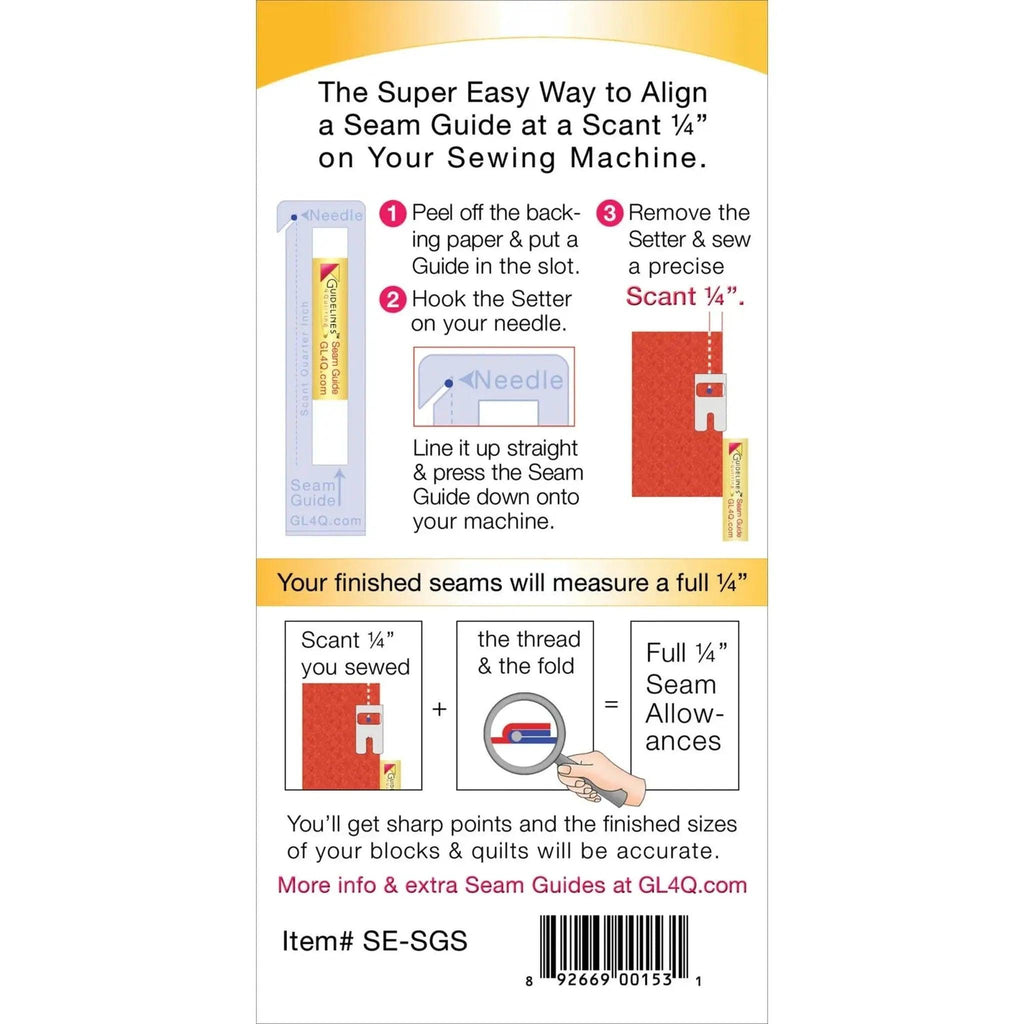 Super Easy Seam Guide Setter with Six Guides