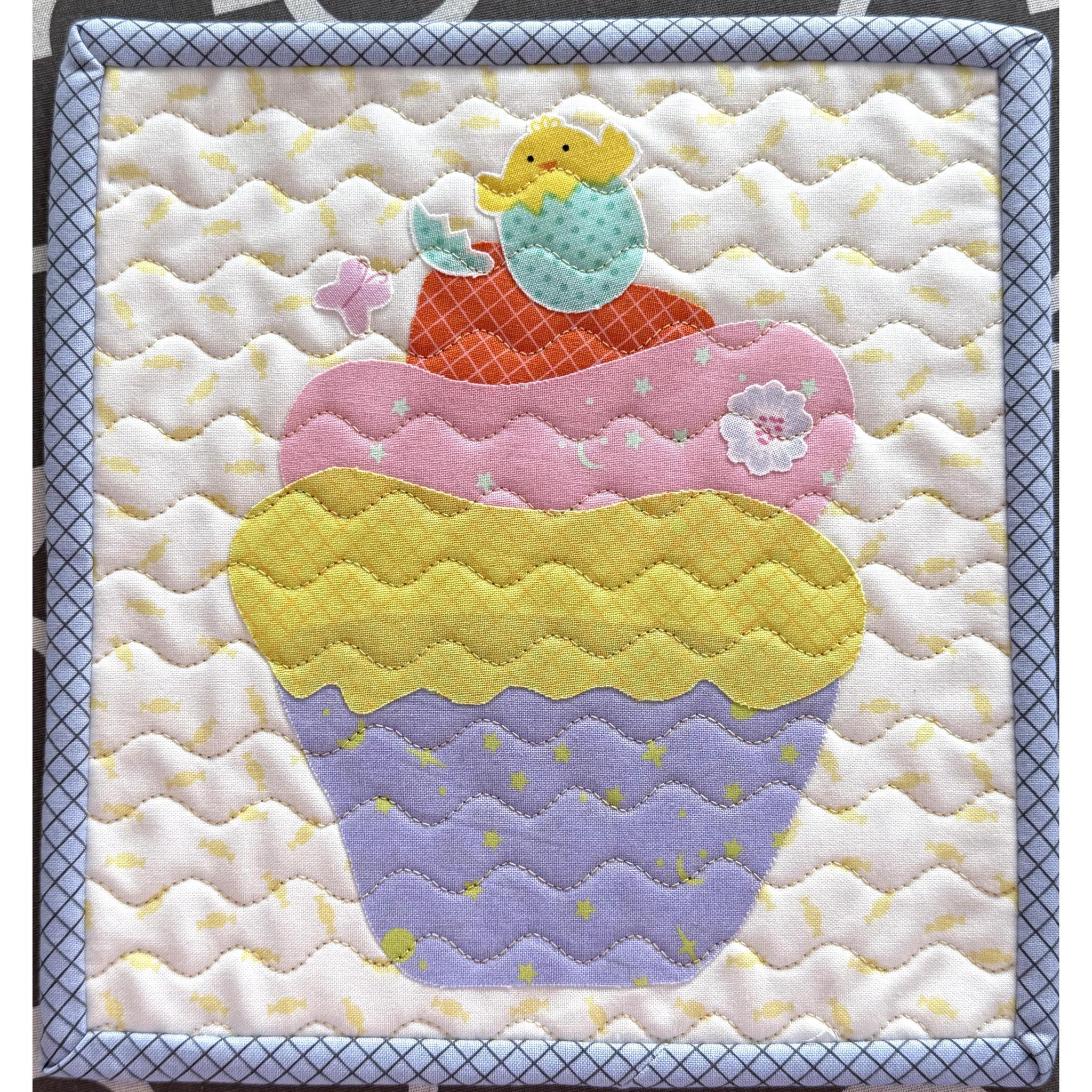 Kit: Cupcake Collage - Easter Egg (pattern Not Inlcuded)