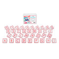Pink AlphaClippies Fabric Clips by It's Sew Emma