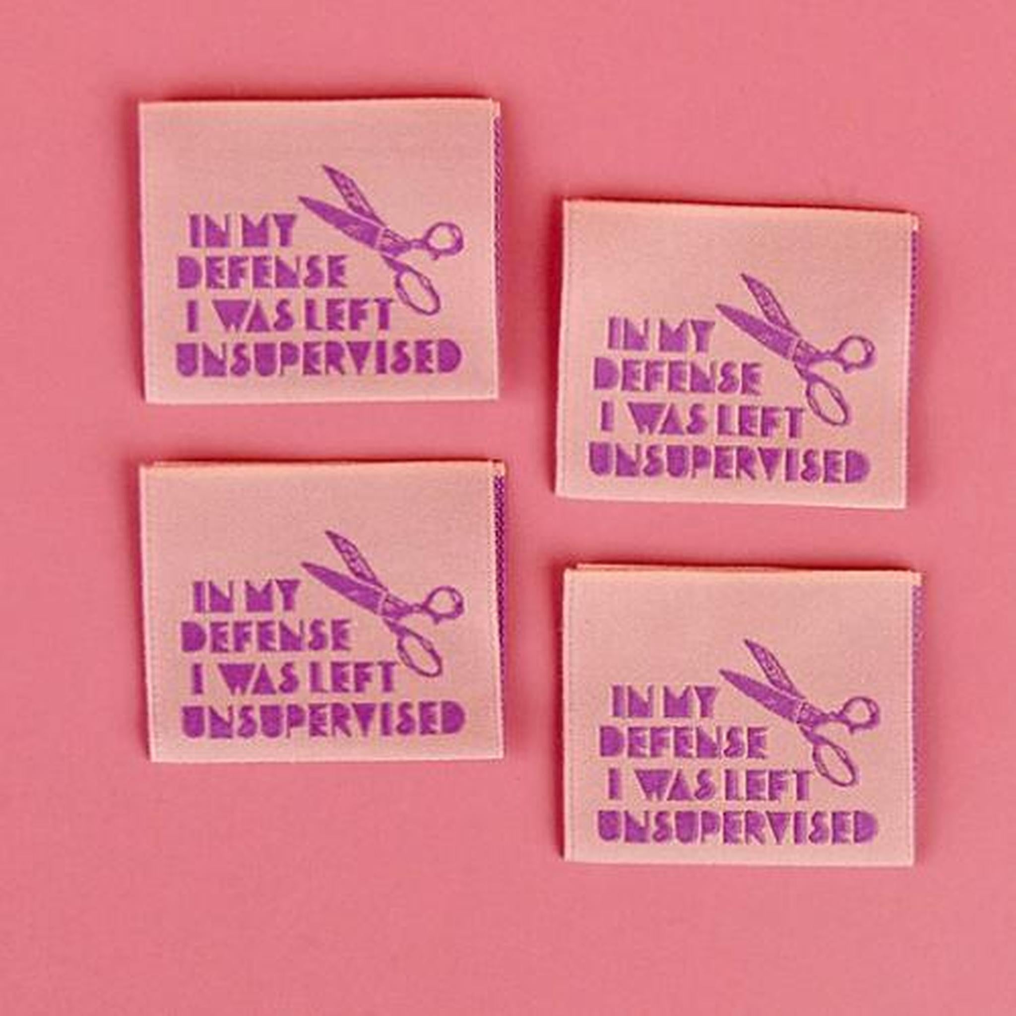 Quilt Label - Kati Cupcake I Was Left Unsupervised