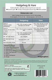 Pattern: Hedgehog and Hare