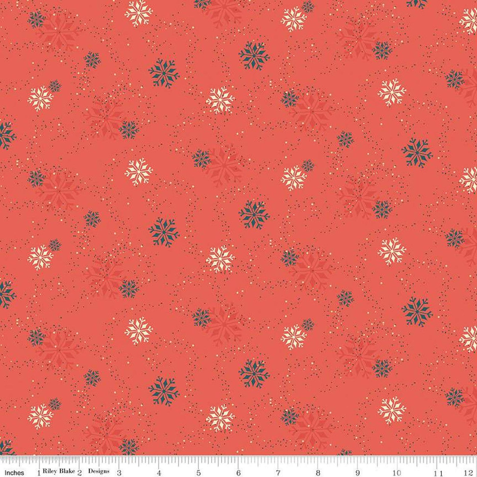 In From the Cold by Heather Peterson Snowflake: Coral