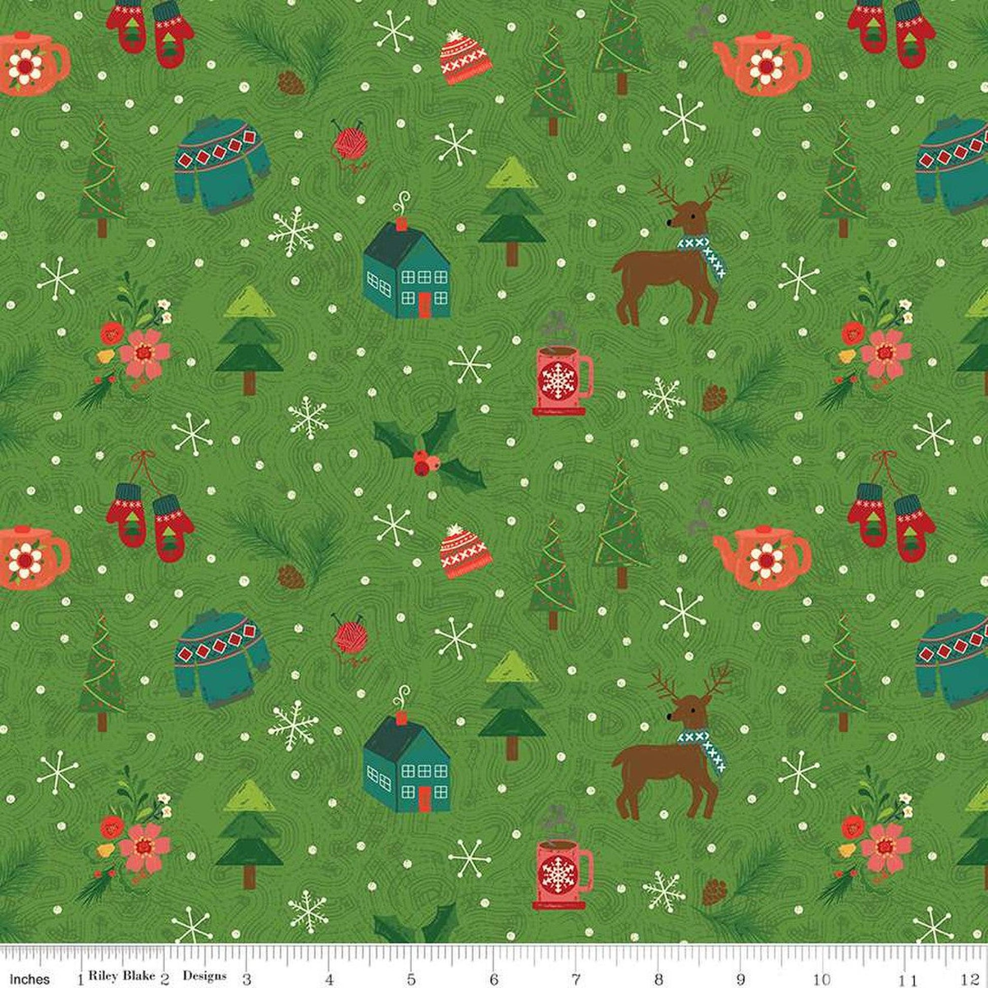 In From the Cold by Heather Peterson Winter Mix: Green