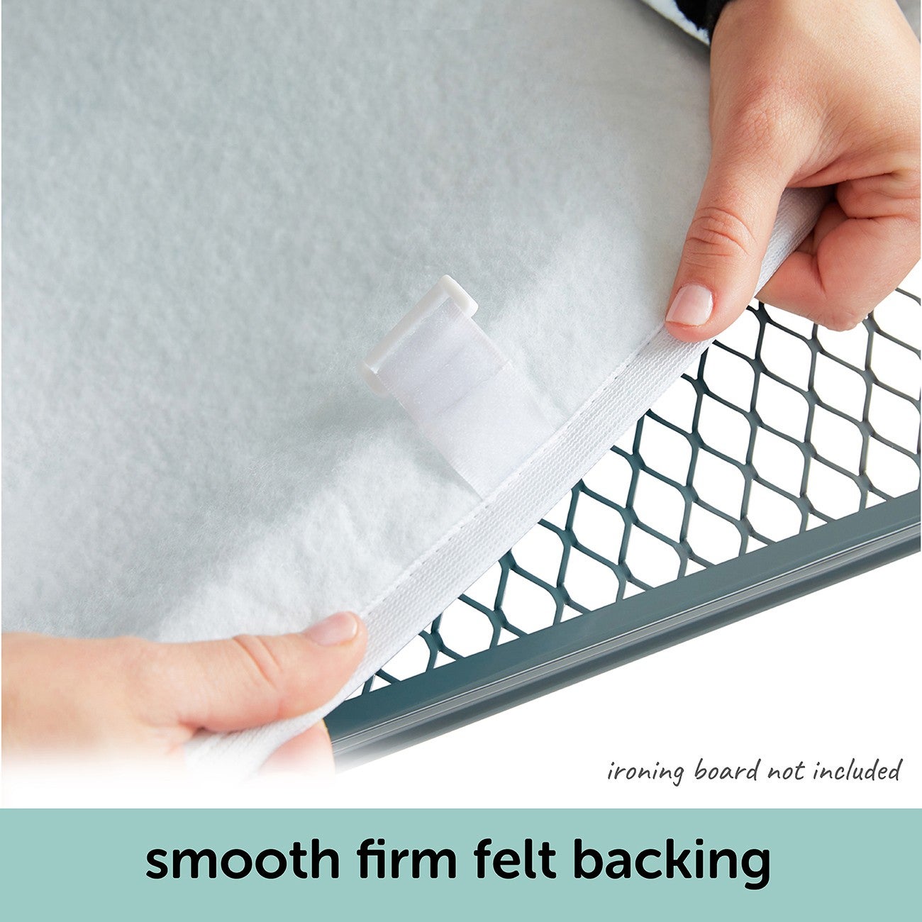 Ironing Board Cover Aqua and Coral