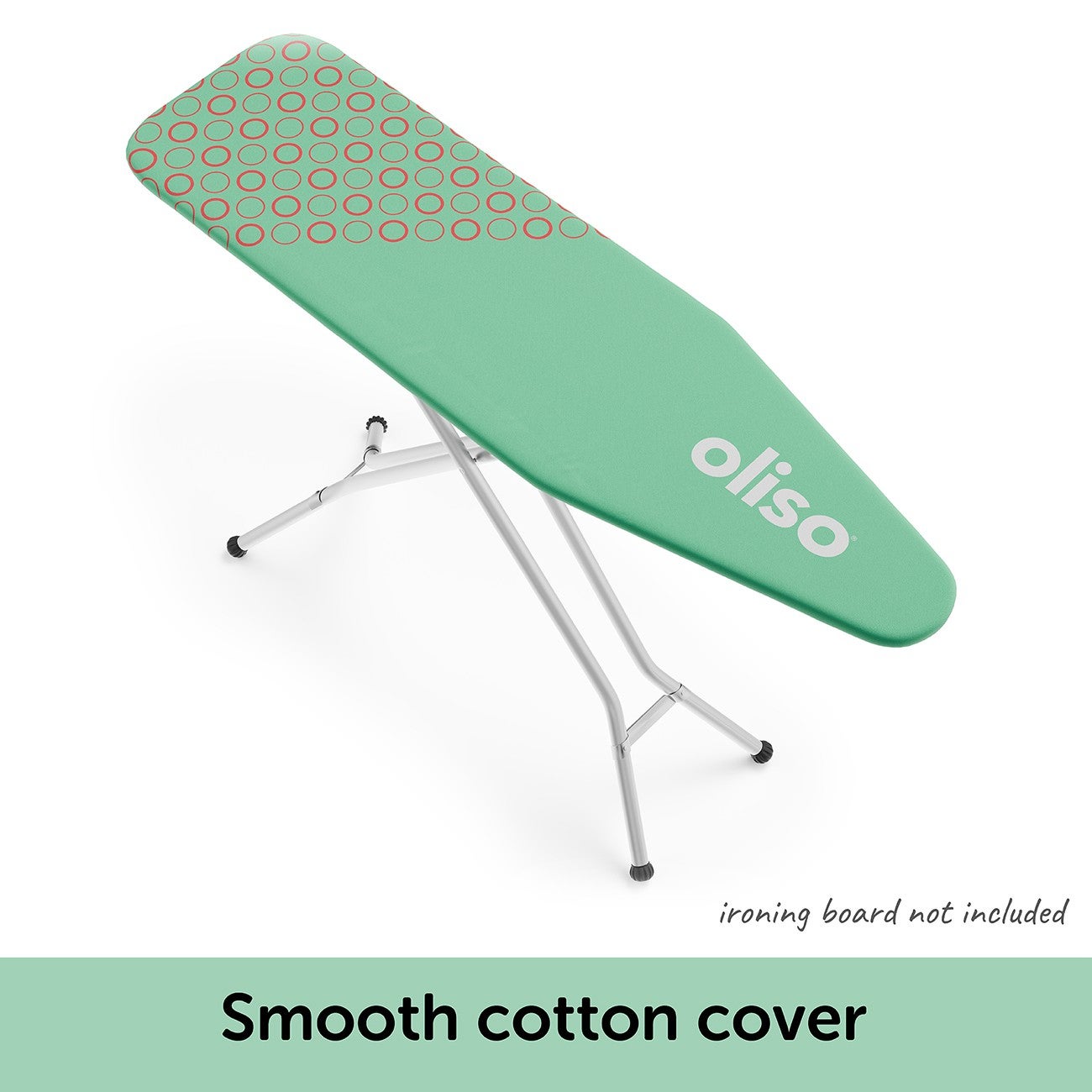 Ironing Board Cover Pistachio and Raspberry
