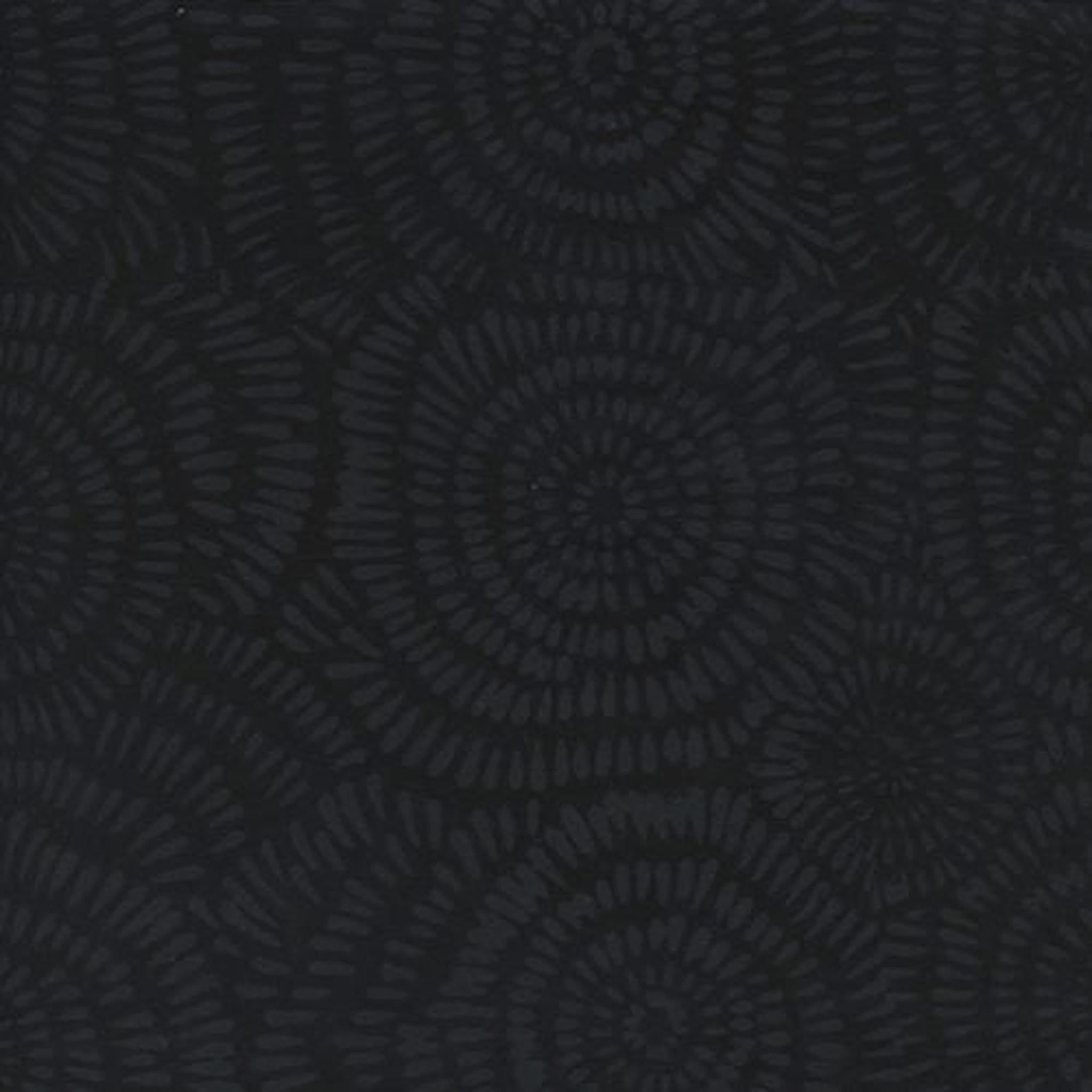 Island Batik Blenders - Dandelion: Black