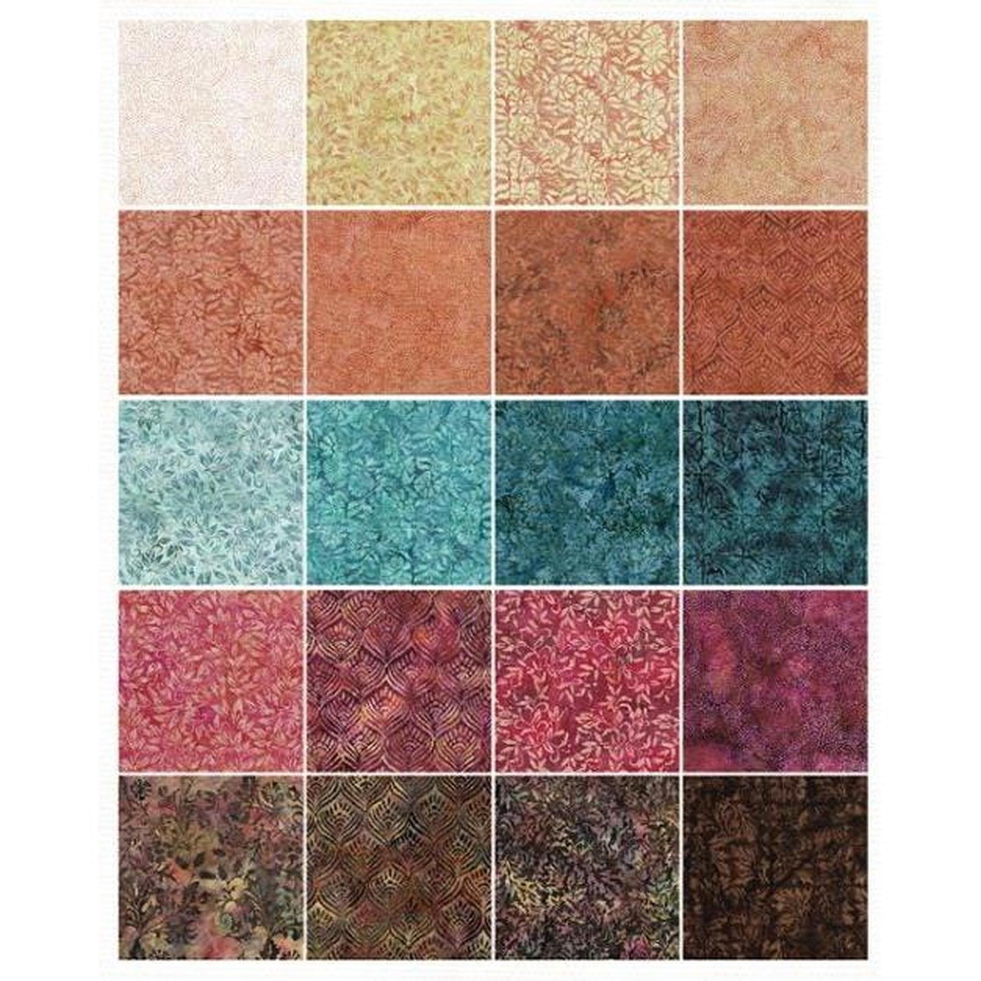 Island Batik Morris Tiles 2 1/2" Strip Pack