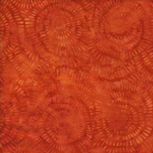 Island Batik - Mums-Orange