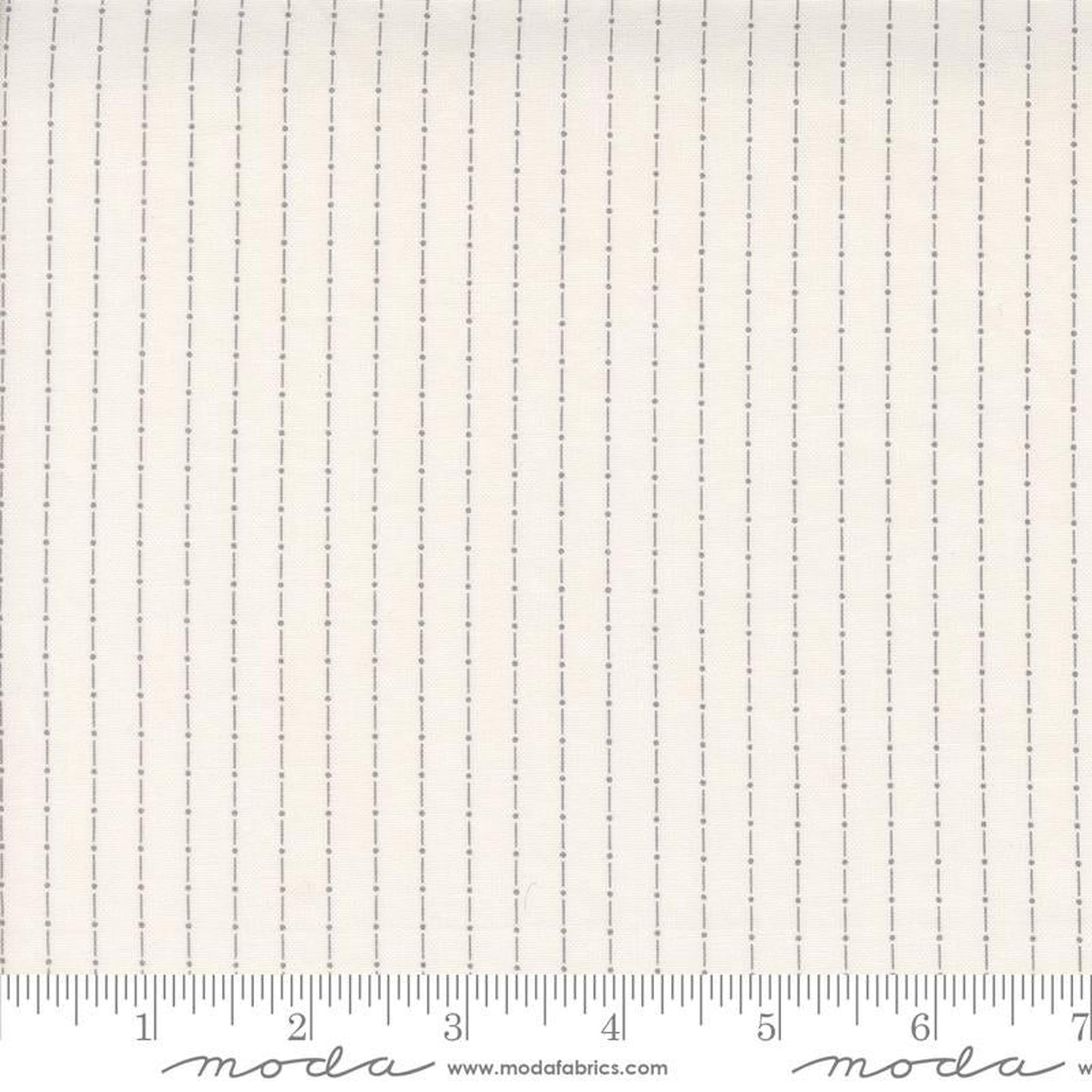 Itty Bitty Background Gatherings by Primitive Gatherings - Dotted Stripes: Grey