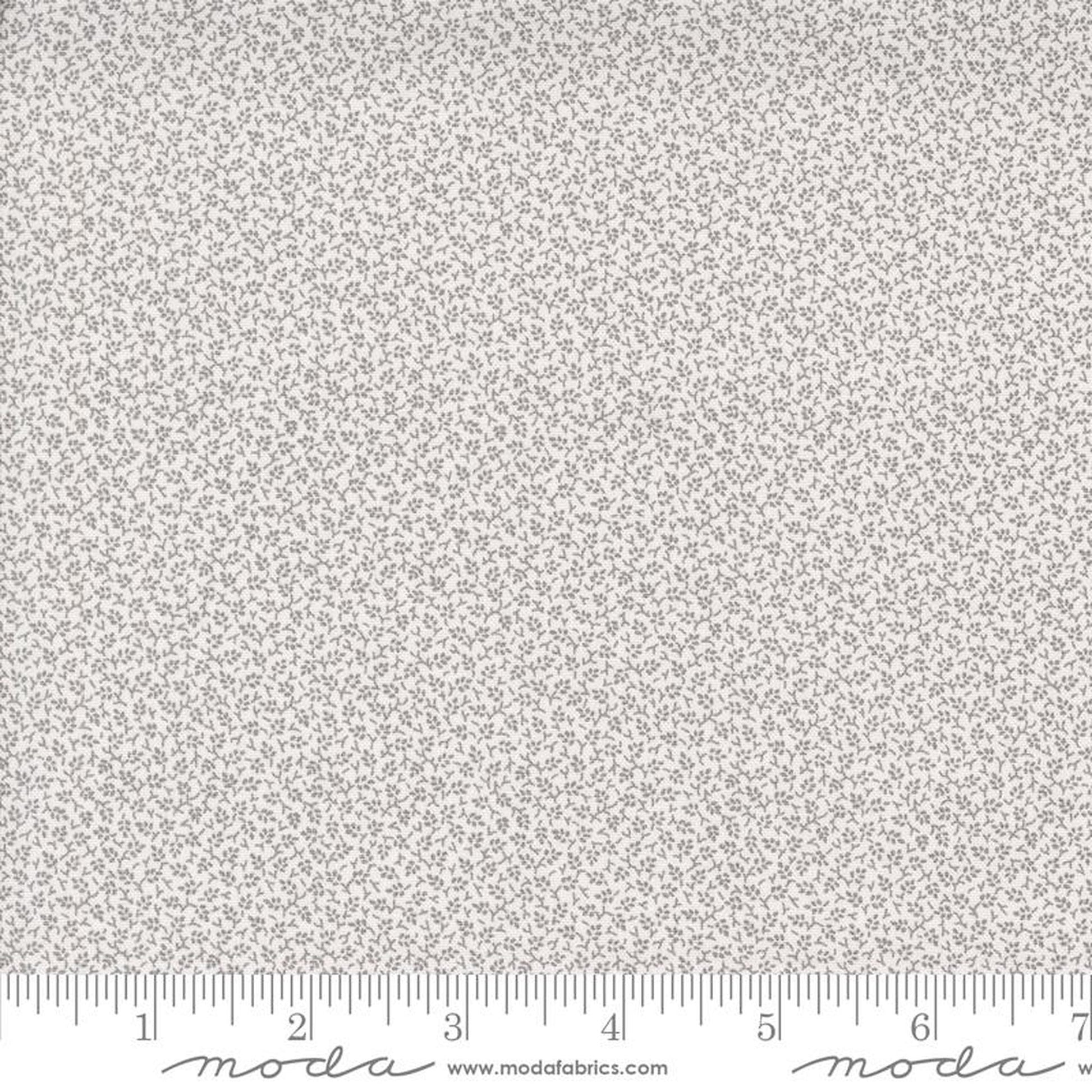 Itty Bitty Background Gatherings by Primitive Gatherings - Floral Leaf: Grey