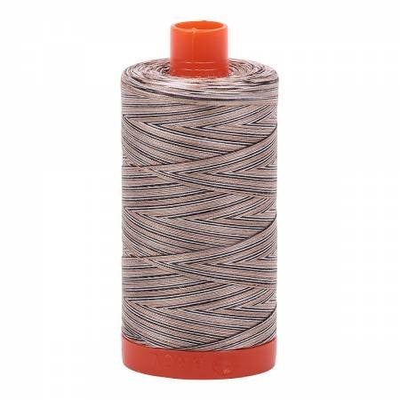 Aurifil Cotton Thread 50wt - Variegated Brown and Black A1150-4667